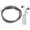 Drag Specialties +2" Brake Line - Front - Black Vinyl - 95-99FXD | 640113-2BLK