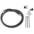 Drag Specialties Front Brake Line Fxd 95-99 Black | 640113-BLK