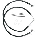 Drag Specialties Front Brake Line Fxdb 06-07 Black | 660328-BLK