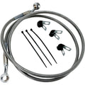Drag Specialties +2" Brake Line - Front - Stainless Steel - 00-07FLST | 660214-2
