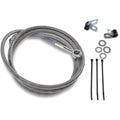 Drag Specialties +8" Brake Line - Front - Stainless Steel | 640115-8