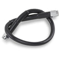 Drag Specialties Universal Brake Line - Black - 14" | 814-BLK