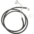 Drag Specialties Front Brake Line - 64-1/2" - Black Stainless Steel | 615220-BLK