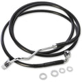 Drag Specialties +6" Brake Line - Front - Black Vinyl - 15+FLTR | 615220-6BLK