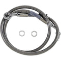 Drag Specialties Brake Line - 18- Softail - Stainless Steel +6" | 618620-6