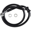 Drag Specialties Brake Line - 18- Softail - Black +2" | 618620-2BLK