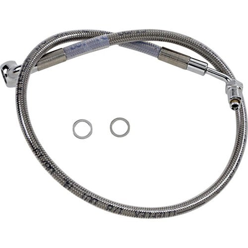 Drag Specialties Brake Line - 18- Softail - Stainless Steel +2" | 618601-2