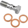 Goodridge Banjo Bolt - 10mm x 1.25 - Double - Chrome | P993-03-32CH