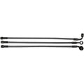 Magnum Black Pearl Upper Brake Line - Non-ABS - 3/8" 90 Degree - 33" | 47233