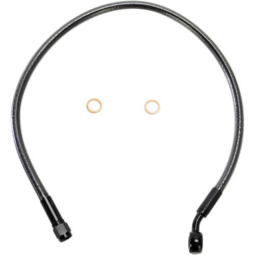 Magnum Black Pearl Upper Brake Line - ABS - 10mm/35 Degree - 22" | AS47122