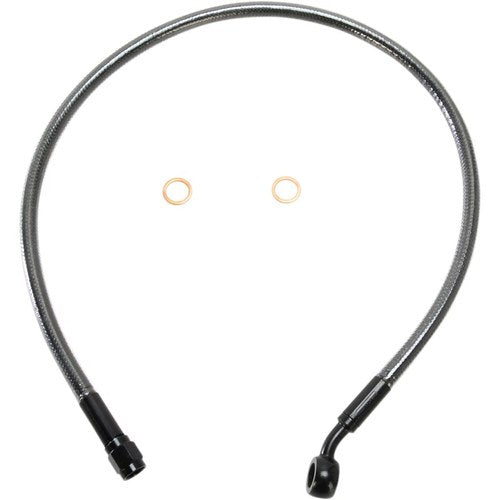 Magnum Black Pearl Front Brake Line - ABS - 35/10mm 24" | AS47124