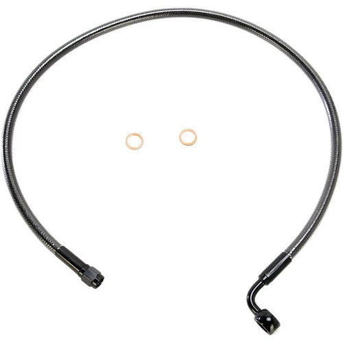 Magnum Black Pearl Front Brake Line - ABS - 90/10mm 26" | AS47226