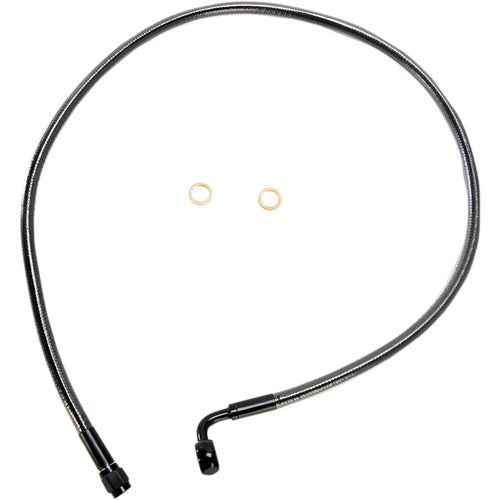 Magnum Black Pearl Front Brake Line - ABS - 90/10mm 32" | AS47232