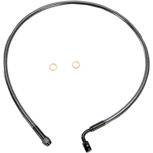Magnum Black Pearl Front Brake Line - ABS - 90/10mm 30" | AS47230