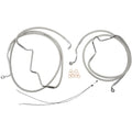 Magnum Lower Brake Line - ABS - Polished Stainless - Touring | AS57016