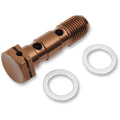 Shindy Aluminum Banjo Bolt for Suzuki - Double | 17-624