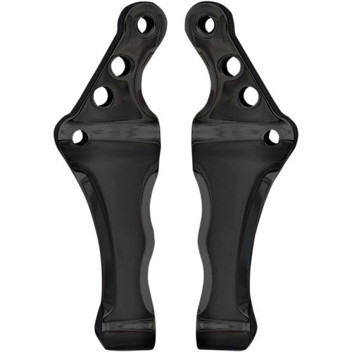 Speed Merchant Front Brake Caliper Mounts - 13" - Black | SM-HDRBM13DDB