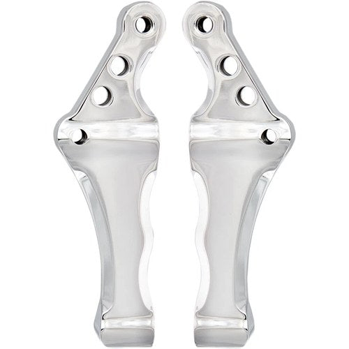 Speed Merchant Front Brake Caliper Mounts - 13" - Polished | SM-HDRBM13DDP