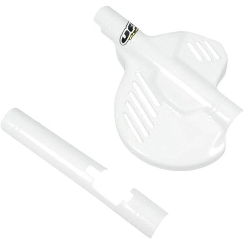 UFO Front Rotor Cover - XR 600 85-89 - White | HO02605-041