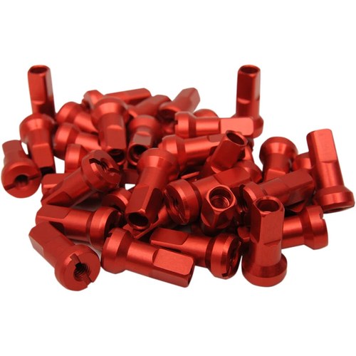 Moose Racing MX1 Spoke Nipple Set - Red - 9 Gauge | 24-930