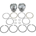 KB Performance Hypereutectic Piston Kit - FX/FL - +0.010" - 3.437" Bore KB263+10