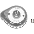 S&S Cycle Cover Air Cleaner Mini Tear-Drop (Chrome) 170-0367