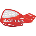 Acerbis Red/White Vented Uniko Handguards | 2072671005
