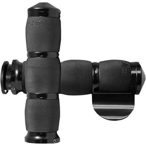 Avon Grips Anodized Air Cushion Grips w/ Throttle Boss | IN-TO-AIR-90A-B