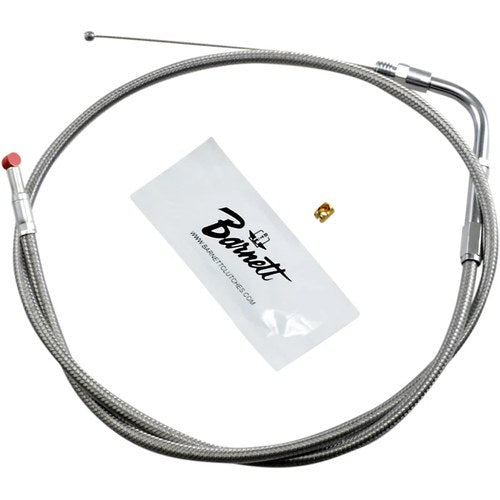 Barnett Stainless Steel Throttle Cable for '90 - '95 FL/FXD/ST | 102-30-30014