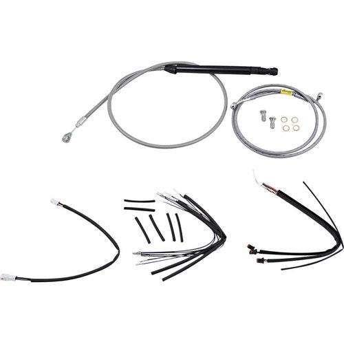 Burly Brand Stainless Steel Control Kit for 16" Gorilla Handlebars | B30-1250