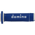 Domino Blue/White ATV Grips | A18041C4648