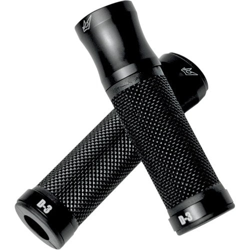Driven Racing Black/Black D3 Grips | D3BK