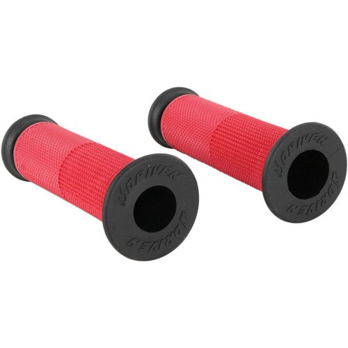 Driven Racing Red Open Superbike Grips | D091RDO