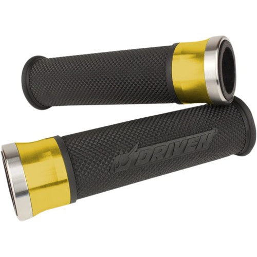 Driven Racing Gold/Black Halo Grips | DHS-GD