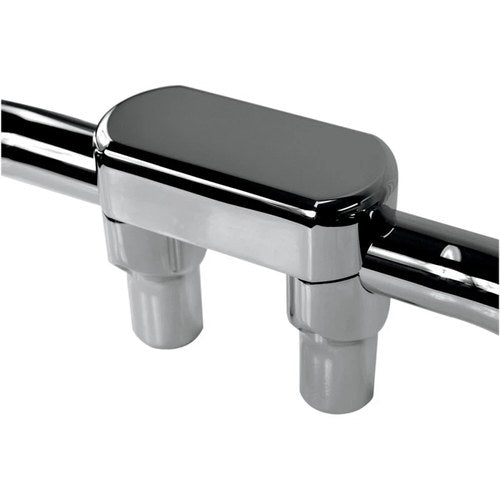 Drag Specialties 3" Chrome Big Buffalo Risers w/ Top | 0602-0602
