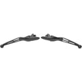 Drag Specialties Black Slotted Levers | H07-0605MB