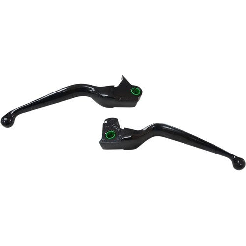 Drag Specialties Black Lever Set | H07-0596MB