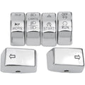 Drag Specialties Chrome Switch Caps for '12 - '15 Street Models | H18-0343CO-C
