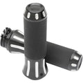 Drag Specialties Black Cut Custom Grips | 354126