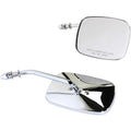 Drag Specialties Rectangle Mirrors - Short - Chrome | 60-0012/13X