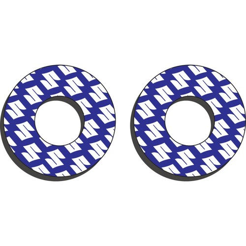 Factory Effex Blue/White Grip Donuts Pad for Suzuki| 22-67400