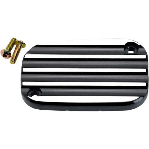 Joker Machine Black Finned Front Brake Master Cylinder Cover | 08-002B