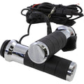 Koso North America Chrome 1" Titan-X Heated Grips | AX068M00