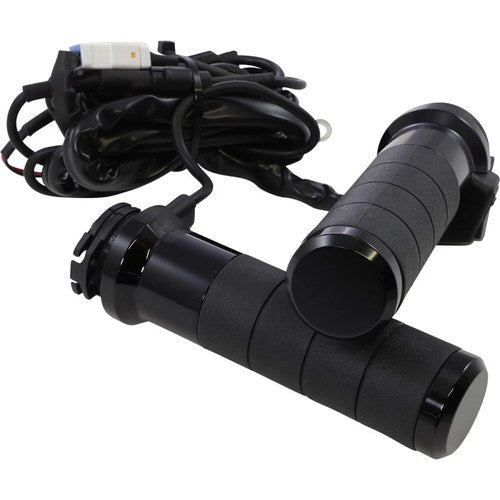 Koso North America Black 1" Titan-X Heated Grips | AX068K10