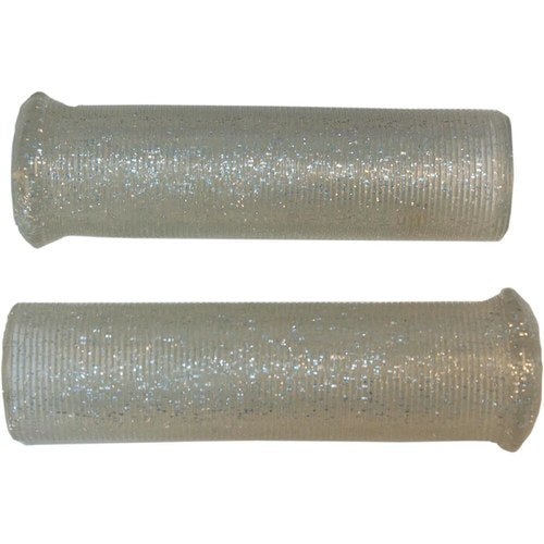 Emgo Silver 1" Retro Metal Grips | 42-21119