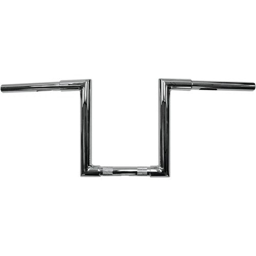 LA Choppers Chrome 10" Narrow Z 1-1/4" Handlebar | LA-7307-10