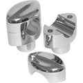 LA Choppers Chrome 1-1/2" Mohawk Risers for 1" Handlebars | LA-7401-01
