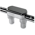 LA Choppers Chrome 3" Hefty Risers w/ Top | LA-7446-03