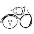 LA Choppers Standard Vinyl Braided Handlebar Cable/Brake Line Kit LA-8150KT-19B