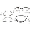 LA Choppers Standard Braided Handlebar Cable/Brake Line Kit | LA-8151KT-13M
